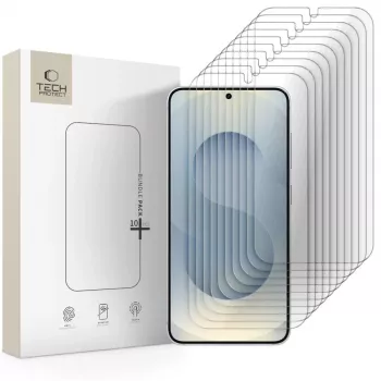 TECH-PROTECT Tempered Glass προστασία οθόνης συσκευασία 10 τεμ. για Samsung Galaxy S24 / S25 Clear
