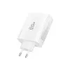 TECH-PROTECT NC120W-GAN Φορτιστής Δικτύου 4 Θυρών PD 120W / QC3.0 Λευκό
