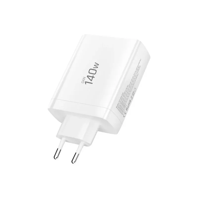 TECH-PROTECT NC140W-GAN Φορτιστής Δικτύου 4 Θυρών PD 140W / QC3.0 Λευκό
