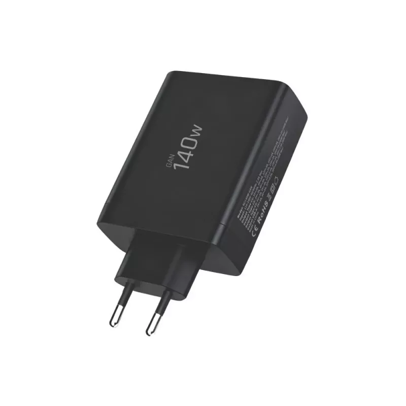 TECH-PROTECT NC140W-GAN Φορτιστής Δικτύου 4 Θυρών PD 140W / QC3.0 Μαύρο