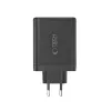 TECH-PROTECT NC140W-GAN Φορτιστής Δικτύου 4 Θυρών PD 140W / QC3.0 Μαύρο