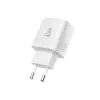 TECH-PROTECT NCA45W-GAN Φορτιστής Δικτύου 2 Θυρών PD 45W / QC3.0 Λευκό