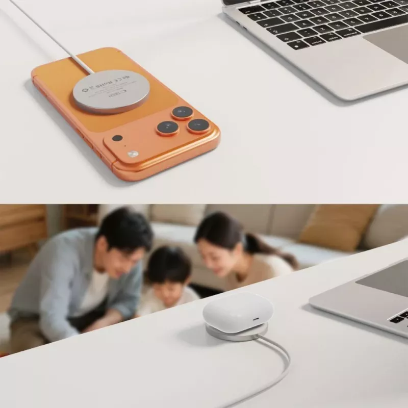 TECH-PROTECT A50 Μαγνητικός Ασύρματος Φορτιστής MagSafe 25W Qi2.2 Λευκό