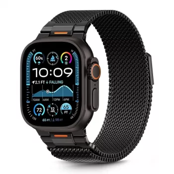 Tech-Protect Milano Vanguard για Apple Watch 8 / 9 / 10 / 11 / SE / Ultra (44 / 45 / 46 / 49 mm) Μαύρο