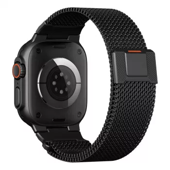 Tech-Protect Milano Vanguard για Apple Watch 8 / 9 / 10 / 11 / SE / Ultra (44 / 45 / 46 / 49 mm) Μαύρο