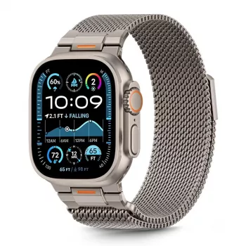 Tech-Protect Milano Vanguard για Apple Watch 8 / 9 / 10 / 11 / SE / Ultra (44 / 45 / 46 / 49 mm) Ασημί