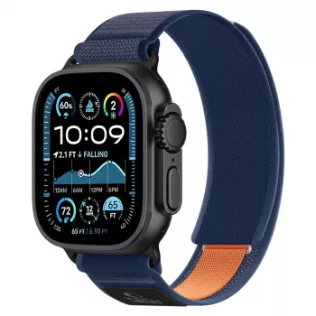 TECH-PROTECT NYLON ELITE APPLE WATCH 8 / 9 / 10 / 11 / SE / ULTRA (44 / 45 / 46 / 49 MM) NAVY/Πορτοκαλί