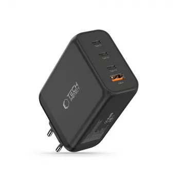 TECH-PROTECT NC240W-GAN Φορτιστής Δικτύου 4 Θυρών PD 240W / QC3.0 Μαύρο
