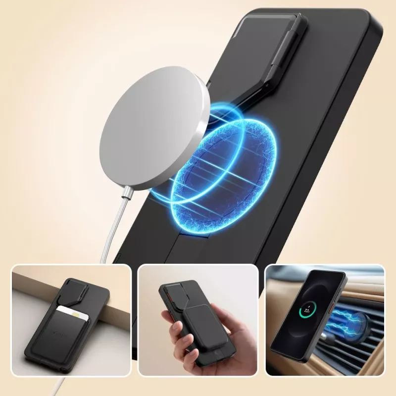 TECH-PROTECT KEVLAR AURA MAGSAFE GALAXY S26 ULTRA ΜΑΥΡΟ/ΠΟΡΤΟΚΑΛΙ