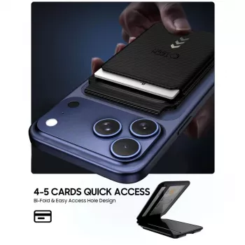 TECH-PROTECT MAGWALLET STAND MAGSAFE ΚΑΘΟΛΙΚΗ ΜΑΓΝΗΤΙΚΗ ΘΗΚΗ ΚΑΡΤΩΝ CARBON