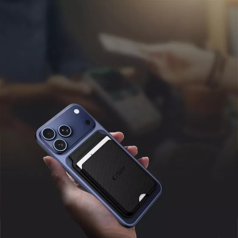 TECH-PROTECT MAGWALLET STAND MAGSAFE ΚΑΘΟΛΙΚΗ ΜΑΓΝΗΤΙΚΗ ΘΗΚΗ ΚΑΡΤΩΝ CARBON