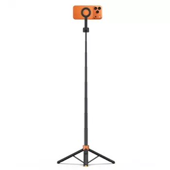 Selfie stick με τρίποδο Tech-Protect L10S MagSafe Bluetooth, πορτοκαλί/μαύρο