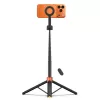 Selfie stick με τρίποδο Tech-Protect L10S MagSafe Bluetooth, πορτοκαλί/μαύρο