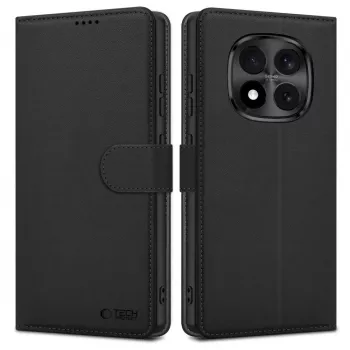 Tech-Protect Θήκη Πορτοφολάκι για Xiaomi Poco M8 Pro / Redmi Note 15 Pro+ Plus 5G, Ματ Μαύρο