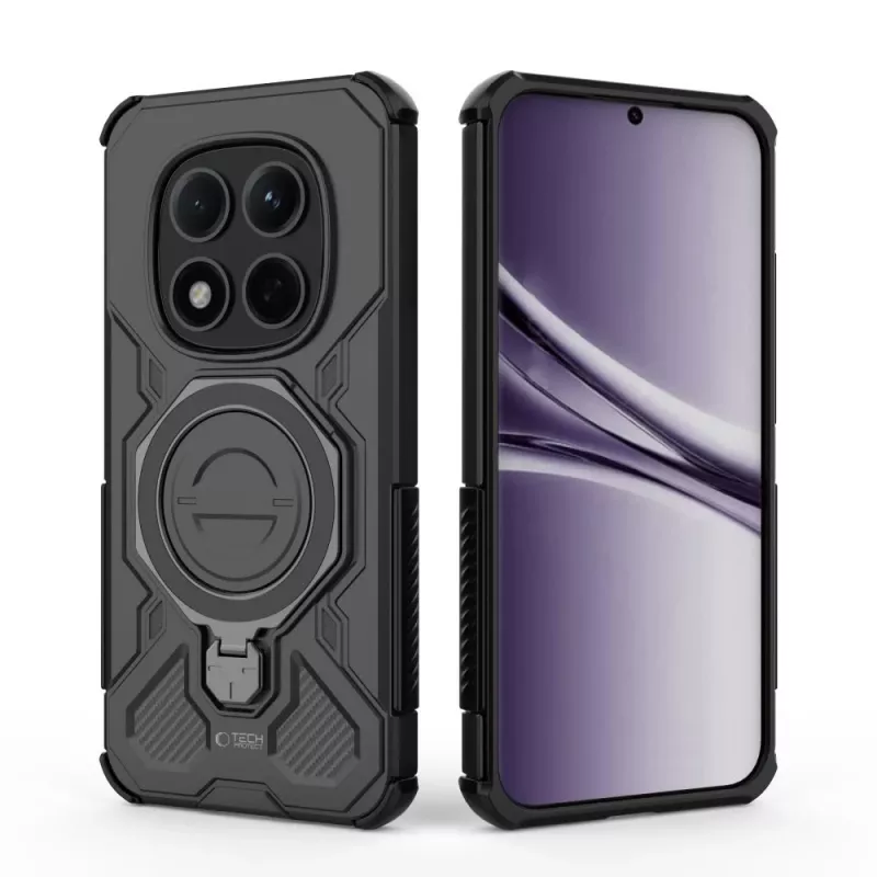 Tech-Protect Tacticstand Magsafe Θήκη για Xiaomi Poco M8 Pro / Redmi Note 15 Pro+ Plus 5G, Μαύρο Matt