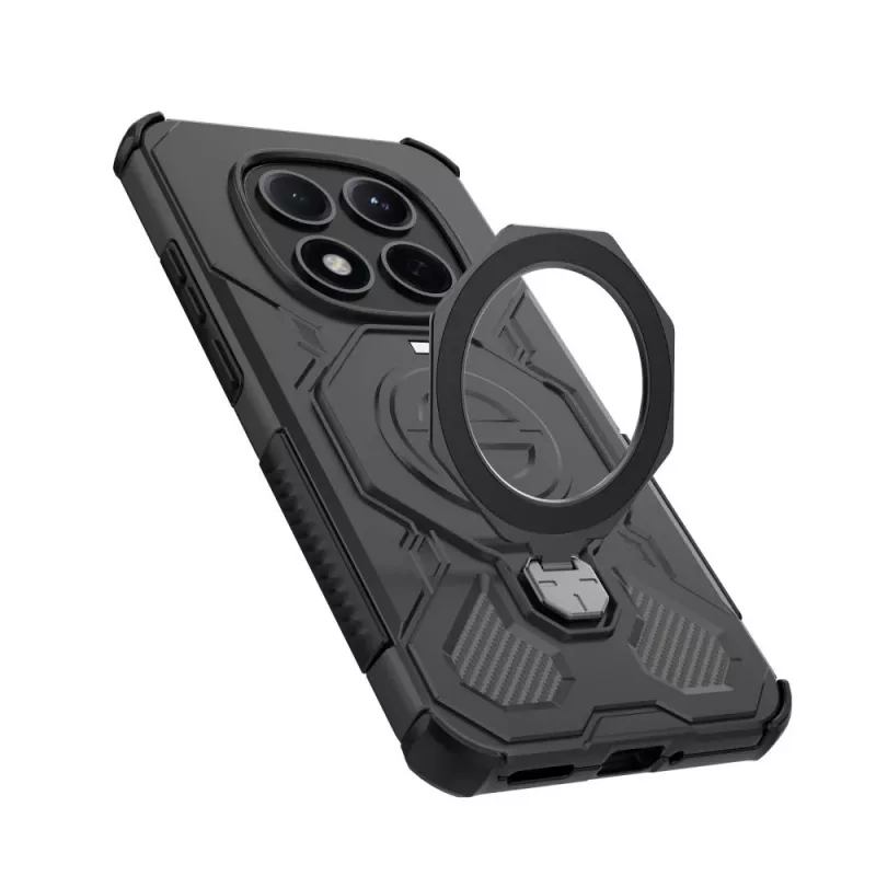 Tech-Protect Tacticstand Magsafe Θήκη για Xiaomi Poco M8 Pro / Redmi Note 15 Pro+ Plus 5G, Μαύρο Matt