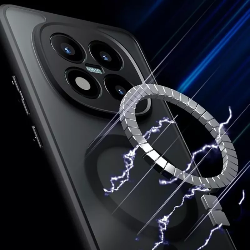 Tech-Protect Magmat Magsafe Xiaomi Poco M8 Pro / Redmi Note 15 Pro+ Plus 5G Μαύρο Matt