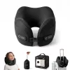 TECH-PROTECT COMFORTREST Μαξιλάρι Ταξιδιού Λαιμού ΜΑΥΡΟ