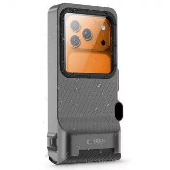 TECH-PROTECT IPX8 PRO Universal Αδιάβροχη Θήκη Κατάδυσης Γκρι/Μαύρο