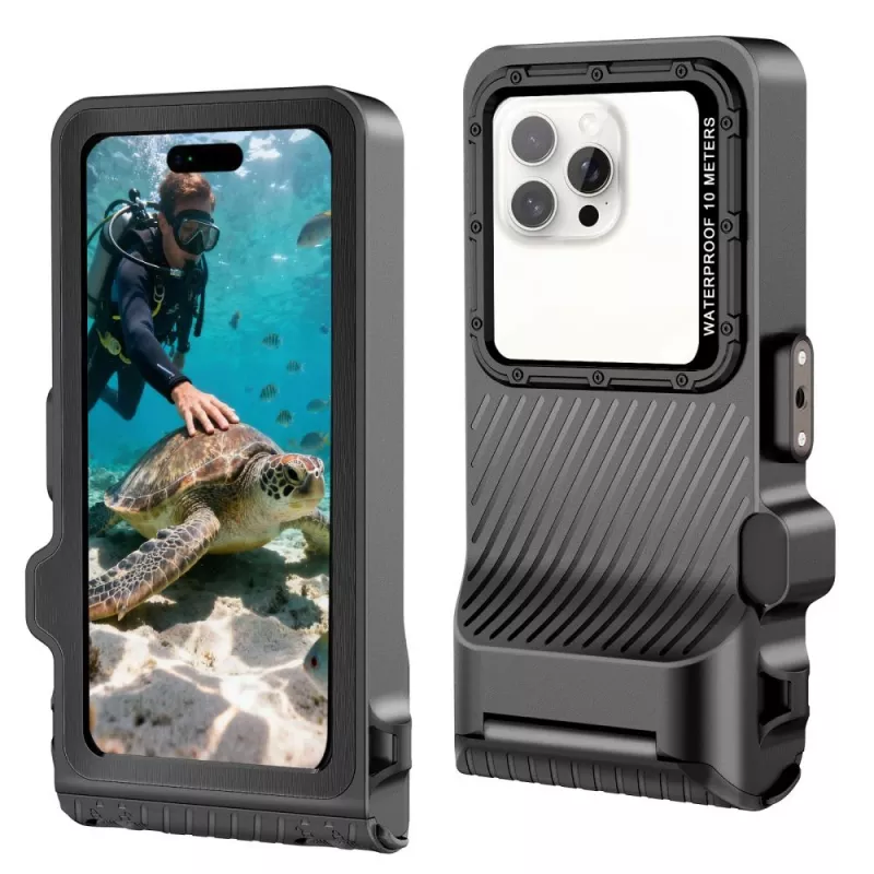 TECH-PROTECT IPX8 PRO Universal Αδιάβροχη Θήκη Κατάδυσης Γκρι/Μαύρο