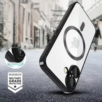 Tech-Protect MagFlex MagSafe iPhone 16E Γυαλιστερό Μαύρο