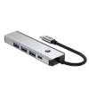 TECH-PROTECT HB01 HUB ΑΝΤΑΠΤΟΡΑΣ 5IN1 TYPE-C + USB3.0 + HDMI 4K 60HZ + PD100W SPACE GREY