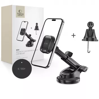 TECH-PROTECT N59 Magnetic Βάση Αυτοκινήτου Ταμπλό & Αεραγωγού Μαύρο