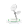 Tech-Protect QI15W-A46 3IN1 MagSafe Ασύρματος Σταθμός Φόρτισης Λευκό