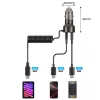 TECH-PROTECT CC05 2-Port Φορτιστής Αυτοκινήτου PD 60W + Καλώδιο Μαύρο