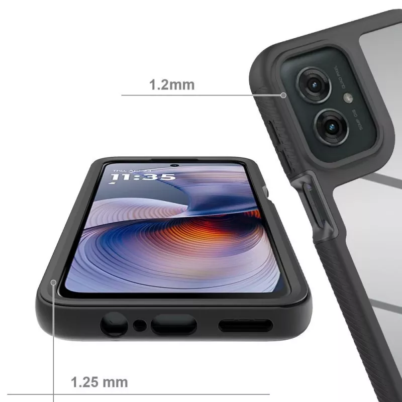 Tech-Protect Defense Motorola Moto G15 / G15 Power / G05 / E15 Μαύρο