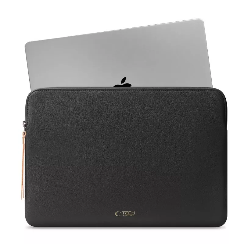 Tech-Protect Fleece Θήκη Laptop 13-14 ίντσες Μαύρο