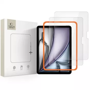 TECH-PROTECT Easy Set+ 2-Pack Μεμβράνη Οθόνης από Σκληρυμένο Γυαλί για iPad Air 11 ίντσες 6/7/8 (2024-2026) Clear