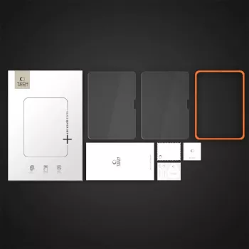 TECH-PROTECT Easy Set+ 2-Pack Μεμβράνη Οθόνης από Σκληρυμένο Γυαλί για iPad Air 11 ίντσες 6/7/8 (2024-2026) Clear