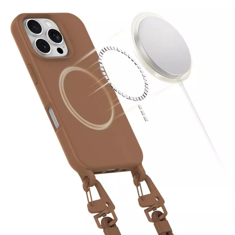 Tech-Protect Magnecklage MagSafe Θήκη για iPhone 16 Pro Max Καφέ