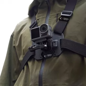 TECH-PROTECT GA100 Βάση στήθους για GoPro / DJI Action-Kameras - μαύρο