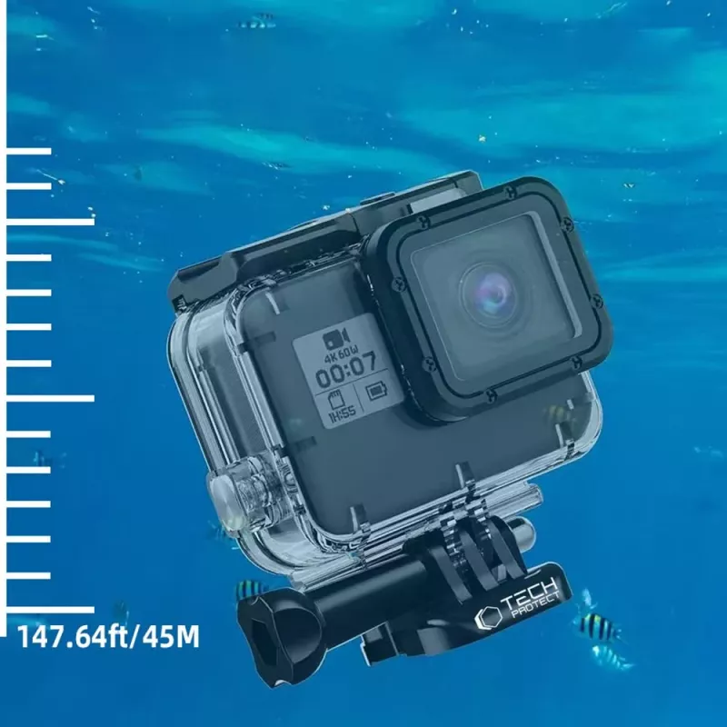 TECH-PROTECT GA200 Αδιάβροχη θήκη για GoPro Hero 5 / 6 / 7 διάφανο