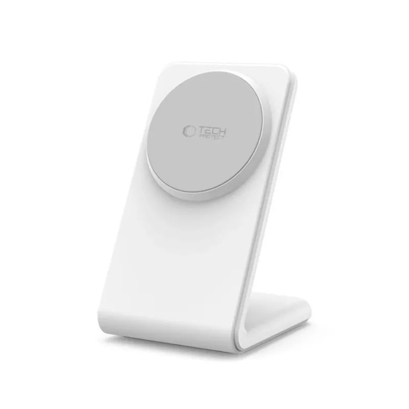 TECH-PROTECT QI15W-A38 Μαγνητικός ασύρματος φορτιστής MagSafe λευκό