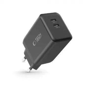 TECH-PROTECT NC45W-GAN Φορτιστής δικτύου 2 θυρών PD 45W μαύρο