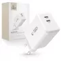 TECH-PROTECT NC45W-GAN Φορτιστής δικτύου 2 θυρών PD 45W λευκό