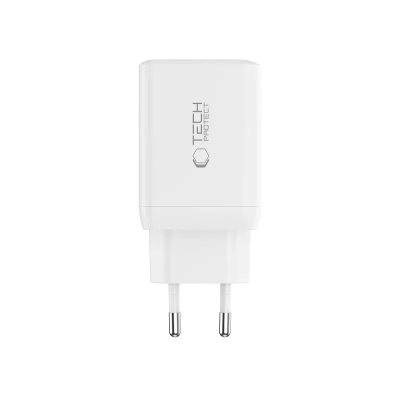 TECH-PROTECT NC45W-GAN Φορτιστής δικτύου 2 θυρών PD 45W λευκό