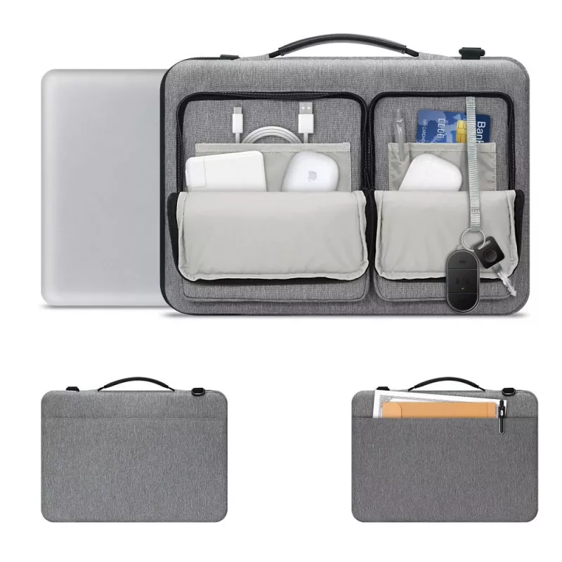 Tech-Protect Defender Bag Θήκη laptop 13-14 γκρι