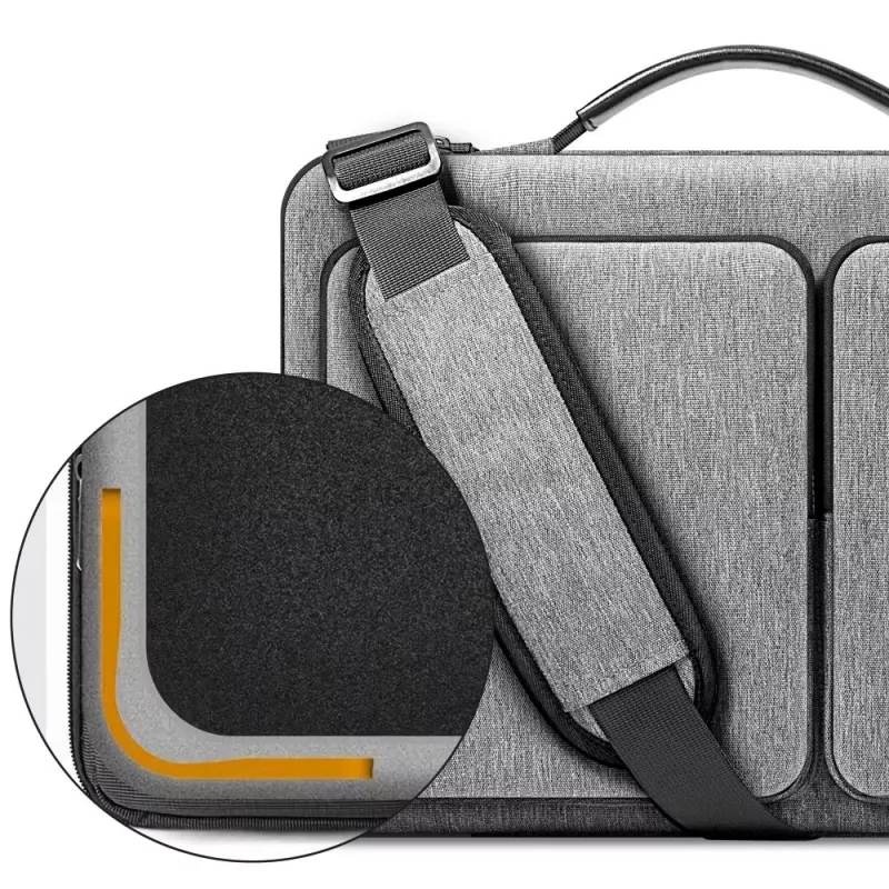 Tech-Protect Defender Τσάντα laptop 15-16 ιντσών γκρι