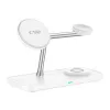 TECH-PROTECT QI15W-A45 Μαγνητικός ασύρματος φορτιστής MagSafe 3 σε 1 λευκό