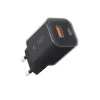 TECH-PROTECT NCM33 Φορτιστής δικτύου 2 θυρών PD 33W / QC3.0 μαύρο