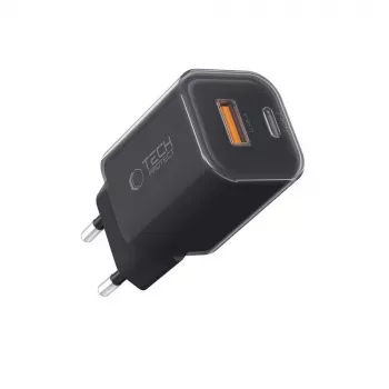 TECH-PROTECT NCM33 Φορτιστής δικτύου 2 θυρών PD 33W / QC3.0 μαύρο