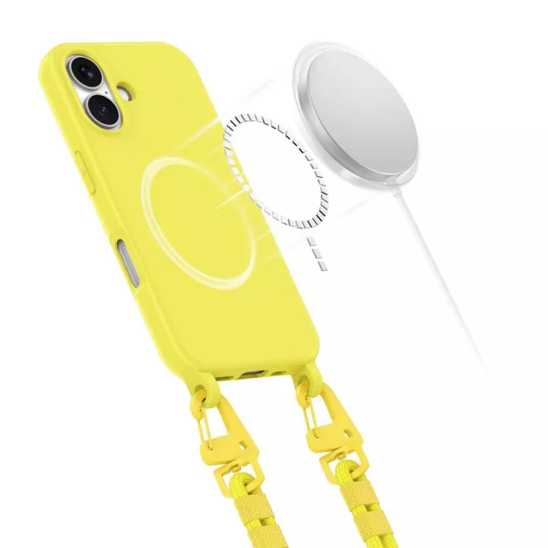 Tech-Protect Magnecklace MagSafe iPhone 16 κίτρινο
