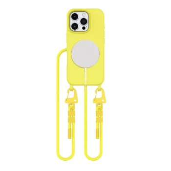Tech-Protect Magnecklace Magsafe Θήκη για Apple iPhone 16 Pro κίτρινο