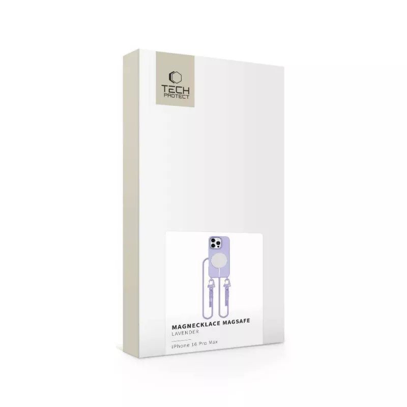 Tech-Protect Magnecklace MagSafe Θήκη για iPhone 16 Pro Max λεβάντα