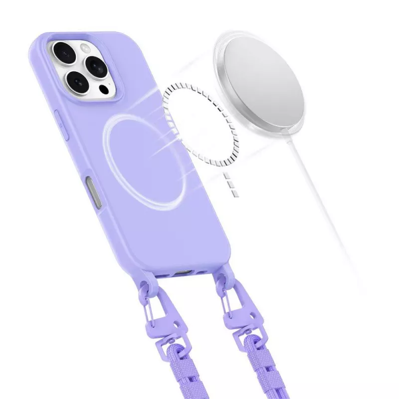 Tech-Protect Magnecklace MagSafe Θήκη για iPhone 16 Pro Max λεβάντα