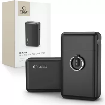 TECH-PROTECT KLR200 μεταλλική θήκη αποκλεισμού σήματος RFID χωρίς κλειδί μαύρη
